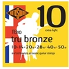 Image de Rotosound Tru TB10 80/20 Bronze 10 14 20 28 40 50 Jeux de cordes folk 010