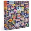 Image de Eeboo - Puzzle 1000 pièces The Cat and The Yarn - Puzzle Adulte 1000 Pièces en Carton - Dimensions 58.5 cm x 58.5 cm en occasion ou reconditionné
