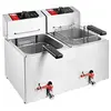 Image de Friteuse de Table Electrique 2 Cuves Puissance 2 x 3600 Watts