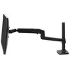 Image de - Kit de montage (bras articulé, poteau haut, pince de bureau 2 pièces) - pour moniteur - aluminium - noir mat - Taille d'écran : jusqu'à 34 pouces -