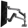 Image de LX Pro - Kit de montage (bras d'empilage double) - modulaire - pour 2 écrans LCD - aluminium - gris foncé - Taille d'écran : jusqu'à 27 pouces -