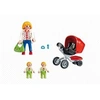 Image de Playmobil 5573 city life - maman avec jumeaux et landau