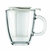 Image de Bodum k11239-913 yo-yo set de mug/filtre verre/nylon blanc 0.35 l