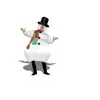 Image de Costume bonhomme de neige gonflable costume avec chapeau