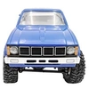 Image de Voiture radio commandée WPL C24 1:16 4WD tout-terrain Rock militaire - bleu