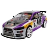Image de Voiture radio commandée 1:10 70 km/h 4WD double batterie phare LED camion course - violet