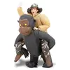 Image de Costume gonflable déguisement homme sur le dos d'un gorille