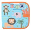 Image de Portable bébé dessin livre en tissu planche de peinture effaçable réutilisable enfant en bas âge avec 12 stylos de couleur sans
