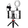 Image de Smartphone Vidéo Rig visiophone stabilisateur Grip trépied avec microphone