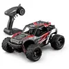 Image de 50km / h 1/18 échelle rc voiture 2.4g 4wd haute vitesse rapide télécommandé grande piste rouge