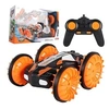 Image de LH-C013 2.4GHz 4 roues motrices Waterproof Double Side amphibie RC Stunt Car 360 ° Rotation wedazano162