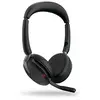 Image de Evolve2 65 Flex UC Stereo - Micro-casque - sur-oreille - Bluetooth - sans fil - Suppresseur de bruit actif - USB-A - noir - Optimisé pour la CU