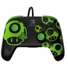 Image de Manette filaire Rematch 1-Up Glow in the Dark pour Nintendo Switch et Nintendo Switch OLED Noir et Vert