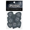 Image de 12 mediators Tortex Pitch black 1.14 mm - 488P114