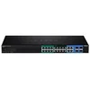 Image de TPE 204US - Commutateur - intelligent - 8 x 10/100/1000 (UPOE) + 8 x 10/100/1000 (PoE+) + 4 x SFP Gigabit partagé - Montable sur rack - UPOE (370 W)