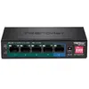 Image de TPE-TG51g - Commutateur - non géré - 4 x 10/100/1000 (PoE+) + 1 x 10/100/1000 - de bureau, fixation murale - PoE+ (60 W) - Conformité TAA