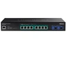 Image de TPE 3102WS - Commutateur - C3 - intelligent - 8 x 100/1000/2.5G (PoE+) + 2 x 10 Gigabit SFP+ - Montable sur rack - PoE+ (240 W) - Conformité TAA