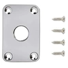 Image de Plaques Gibson Accessories Metal Jack Plate Explorer Chrome