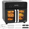 Image de Friteuse 23L sans huile, Noir, double zone, 15 programmes, 2200W, 12 accessoires