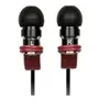 Image de Meters M-Ears - Ecouteurs avec micro - intra-auriculaire - filaire - jack 3,5mm - rouge