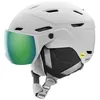 Image de Smith - Survey JR Mips EU - Casque ski avec visière enfant White / Green Mirror - 48 - 56 cm