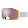 Image de Smith - 4D Mag ChromaPop Cat 3 - Masque ski White Vapor - ChromaPop Rose Gold Mirror Cat 3 + Chromapop Contrast Rose Flash Cat 2