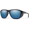 Image de Smith - Embark ChromaPop Polarized Mirror S3 - Lunettes de glacier Matte Black - ChromaPop Polarized Blue Mirror Cat 3