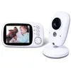 Image de Moniteur Bébé Numérique sans Fil 2.4GHz, interphone Bidirectionnel, Vision Nocturne de 5m avec un écran LCD de 3.2 - Blanc