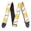 Image de Fender Fender 2'' Monogrammed Strap, White/Brown/Yellow Sangles et courroies