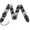 Image de Fender 2 Monogrammed Strap, Black/Light Grey/Dark Grey