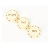 Image de 0991369 - Lot de 3 boutons pour Stratocaster (volume, tone, tone) - Aged white