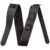 Image de Sangle Monogrammed Leather cuir noir