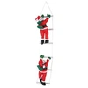 Image de Noël Décoration Ornement Père Noël, Escalade jouet Arbre de Noël intérieur / extérieur Accrochant