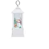 Image de Noël Décoration Chandelier Lanterne Lumière Bougie Titulaire Lampe Maison Décoration Cadeau Ampoule (Gros Bonhomme Neige)