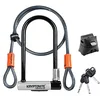 Image de Kryptonite Antivol en U Kryptolok Standard W/Flex | Antivol Vélo avec Câble Flexible | Cadenas pour Vélos | Niveau de Sécurité 6/10 | Conçu pour Résister aux Tentatives de Vol | Dimensions 8,3x15,3 cm en occasion ou reconditionné