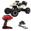 Image de 1/12 RC voiture sur chenilles voiture tout-terrain 4WD télécommande véhicule électrique 2,4 GHz camion cadeau de Noël(Gold)