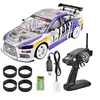 Image de 1/10 4WD RC Car télécommande modèle RC voiture de course Drift Toy Vehicle cadeau de Noël fête(deux batteries pour voiture)