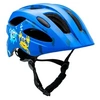 Image de Casque de vélo Bleu de Mer pour enfants de 6 à 12 ans 54-58cm avec lumière LED rouge intégrée rechargeable par USB. Testé et certifié EN 1078