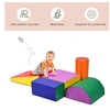 Image de blocs de construction en mousse 5 pièces multicolore de grand XL avec housse pour enfant