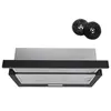 Image de FIREGAS - Hotte Aspirante Noir 60cm - 350m³/h - Eclairage LED - Filtre CC110