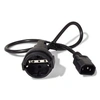 Image de - Câble d'alimentation - power CEE 7/7 (F) pour IEC 60320 C14 - 10 A - 61 cm - noir - pour P/N: SCL500RMI1U, SCL500RMI1UC, SCL500RMI1UNC,
