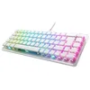 Image de Turtle Beach Vulcan II Mini   Clavier Gaming Optique 65% avec éclairage RGB Personnalisable, Technologie de Duplication de Boutons, Plaque en Aluminium - Blanc en occasion ou reconditionné