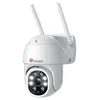 Image de 2.5K 4MP Caméra Surveillance WiFi Extérieure PTZ Caméra IP 360° Vision Nocturne Couleur Détection Humaine Suivi Automatique Audio Bidirectionnel