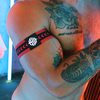 Image de Brassards Daddy's Favorite Noir-Rouge rouge L/XL
