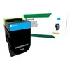 Image de 702XC - A rendement extrêmement élevé - cyan - original - cartouche de toner LCCP, LRP - pour Lexmark CS510de, CS510dte