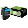 Image de 802C - Cyan - original - cartouche de toner LCCP, LRP - pour Lexmark CX310dn, CX310n, CX410de, CX410dte, CX410e, CX510de, CX510dhe, CX510dthe
