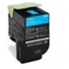Image de Lexmark 802HC - A rendement élevé - cyan - original - cartouche de toner LCCP, LRP - pour Lexmark CX410de, CX410dte, CX410e, CX510de, CX510dhe,