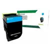 Image de 802XC - A rendement extrêmement élevé - cyan - original - cartouche de toner LCCP, LRP - pour Lexmark CX510de, CX510de Statoil, CX510dhe, CX510dthe