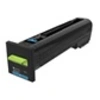 Image de - Cyan - original - cartouche de toner LCCP, LRP - pour Lexmark CS820, CX820, CX825, CX860