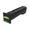 Image de - A rendement élevé - cyan - original - cartouche de toner LCCP, Entreprise Lexmark - pour Lexmark CX820de, CX820dtfe, CX825de, CX825dte, CX825dtfe,